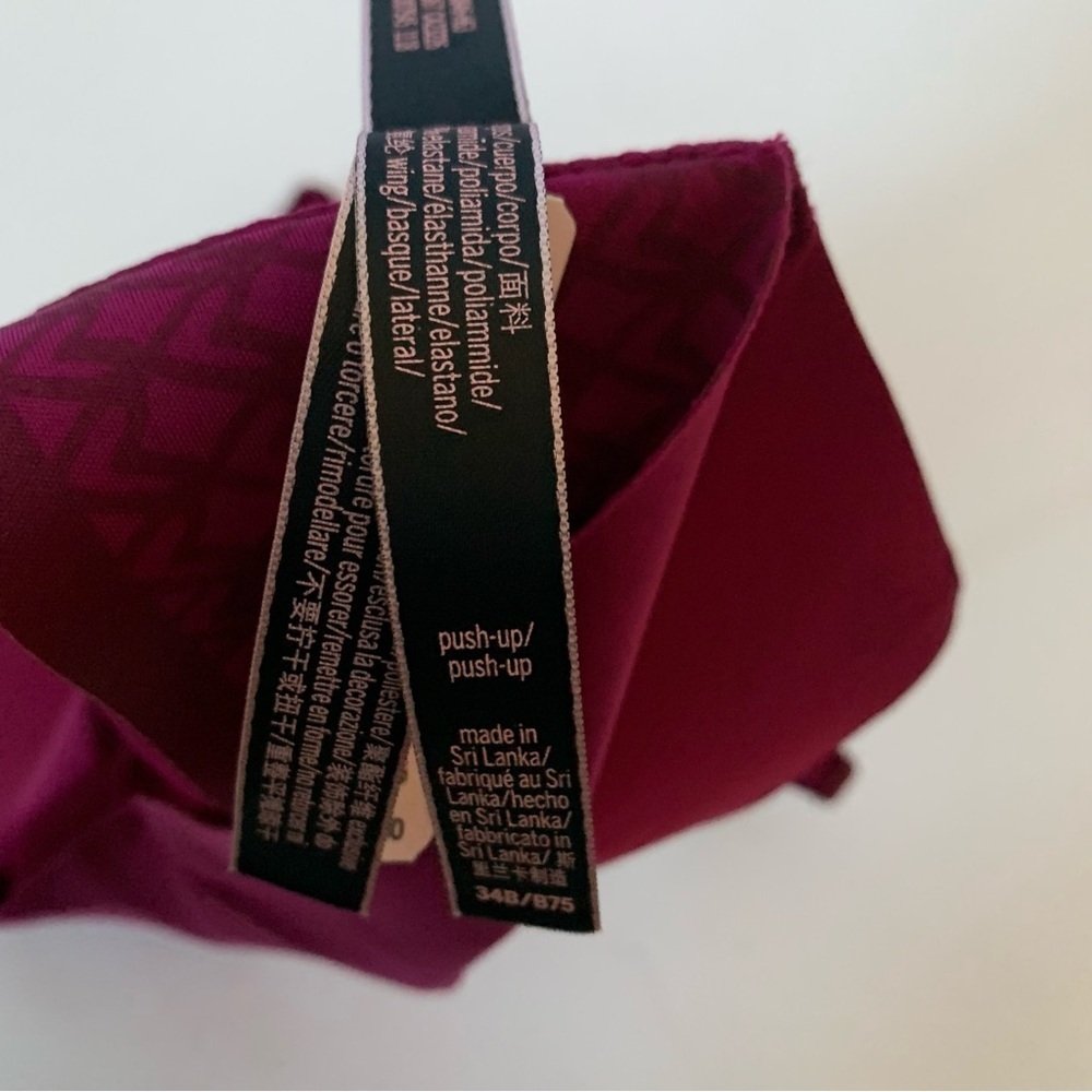 NWT. Victoria’s Secret Women’s Burgundy Racerback Bra - Picture 6 of 6
